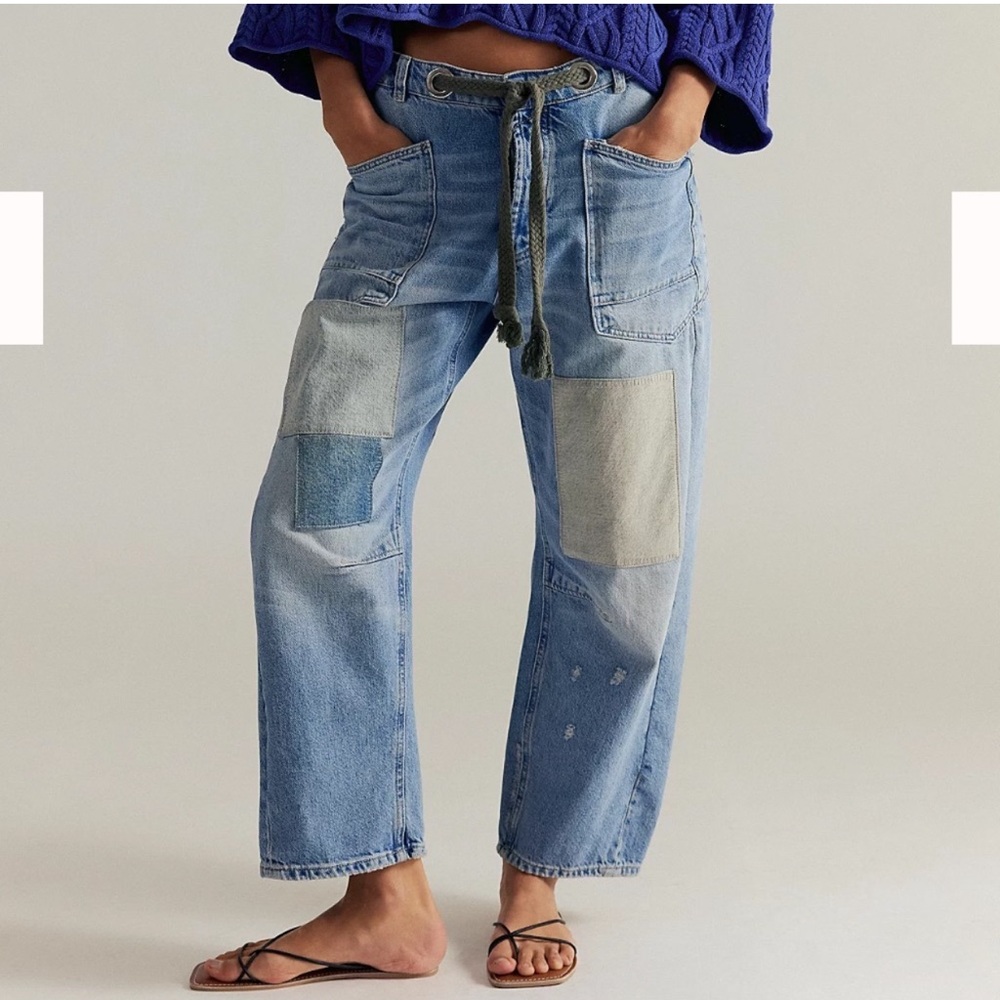 ⭐️We The Free Moxie Pull-On Barrel Jeans ⭐️